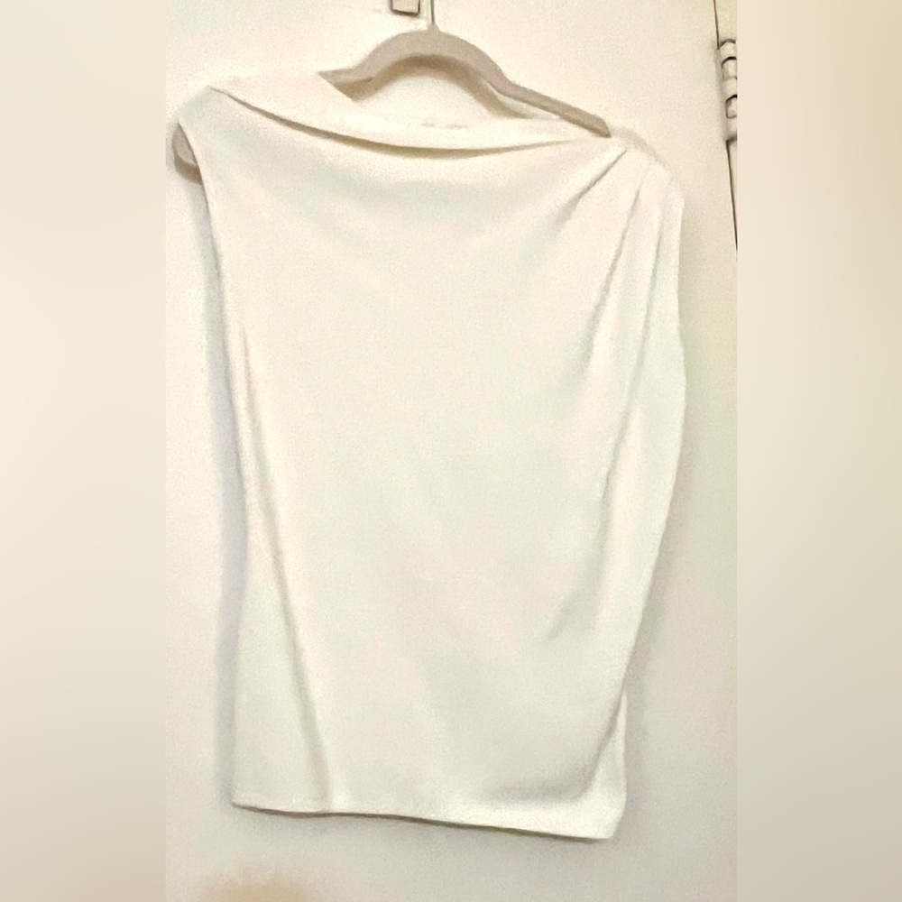 Reiss Cream Sleeveless Top Size S - Picture 2 of 10